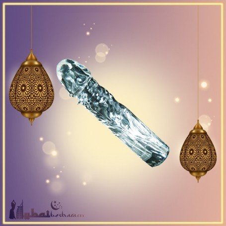 Full Ribbed Crystal Penis Sleeves