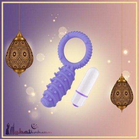 Clitoral Banger Spikes Premium Cockring with Bullet