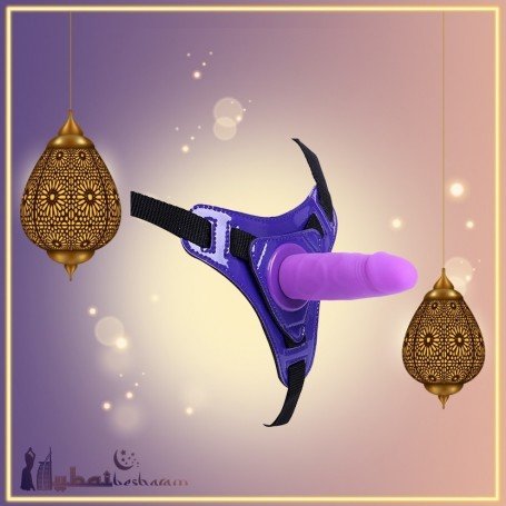 Ultra Elastic Harness Lesbian Strapon Dildo