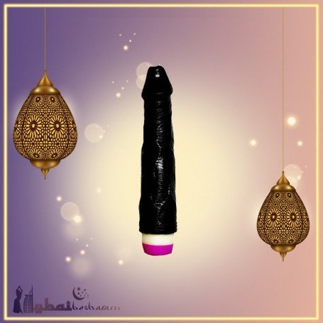 Super Natural Black Silicone Realistic Vibrator