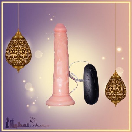 Strong Suction Cup Realistic Vibrator with Remote