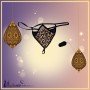 Leopard Grain Underwear Remote Control Vibrating T-Back