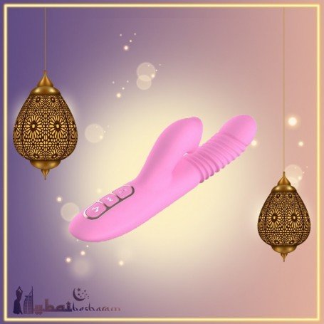 Heating 3 Layer Tongue Licking Toy Nipple Sucking Clitoris Stimulate Vibrator