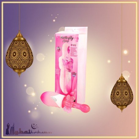 Butterfly Clitoris 6 Function Rotation Rabbit Vibrator