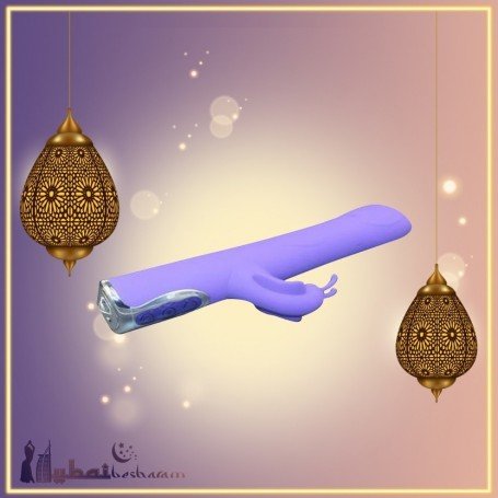 Black T-Transfer Beads Stick Rabbit Vibrator