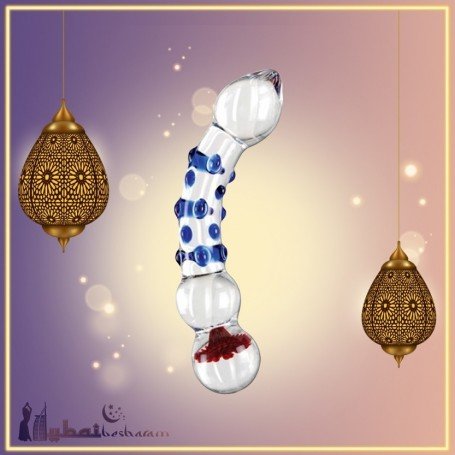 Flower Crystal Glass Dildo Sex Toy