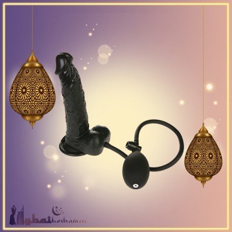 Ultimate Inflatable Realistic Non Vibrator in Black
