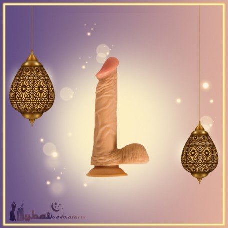 Huge 8 Inch Realistic Suction Cup Realistic Non Vibrator